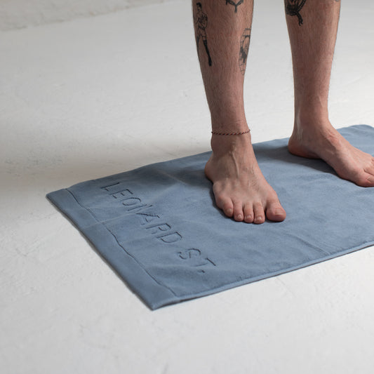 BATH MAT CERULEAN