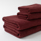 BATH TOWEL BURGUNDY